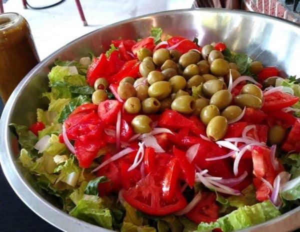 Real Paella Catering uses locally grown organic produce in our vegan salad