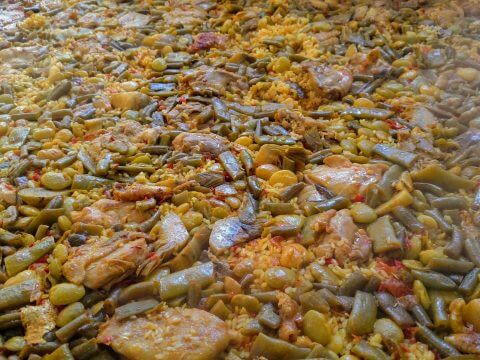 Valencian Paella made by Real Paella Catering