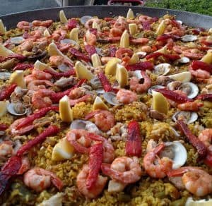 seafood paella catering