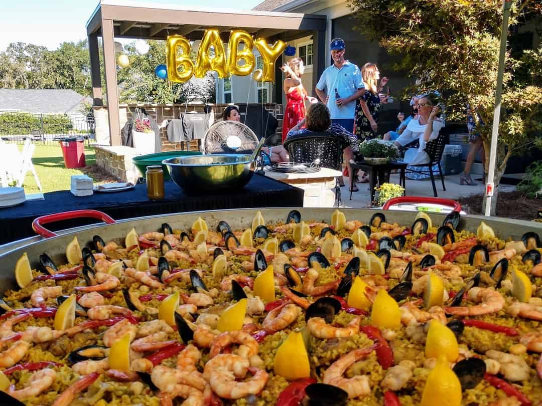 Did you know that the most popular time for babies to be born is between July to October? Host your baby shower with style and hire Real Paella to cater your party!
#realpaella #babyshowerideas #partycater #tallahasseeparties #gainesvillecatering