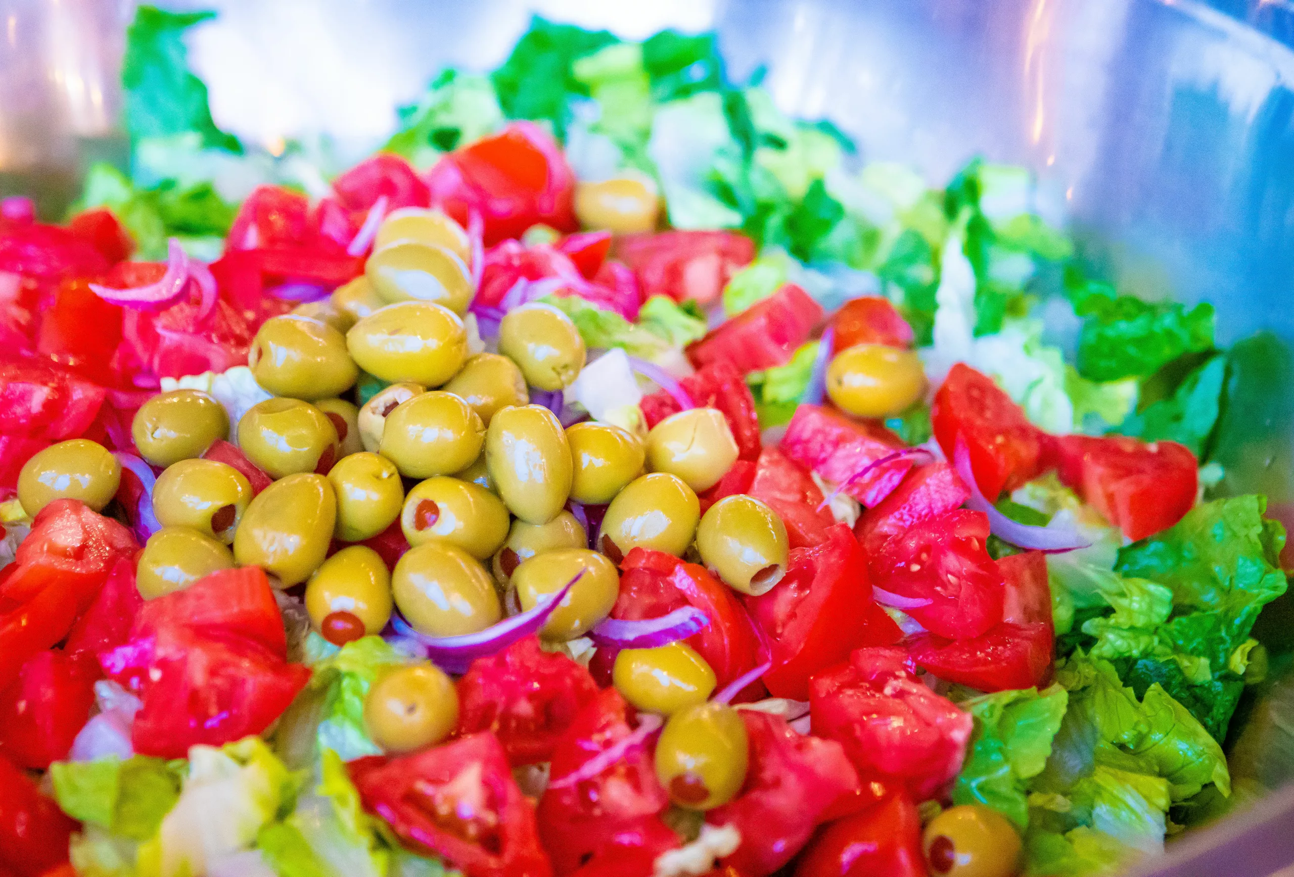 Real Paella Catering uses locally grown organic produce in our vegan salad